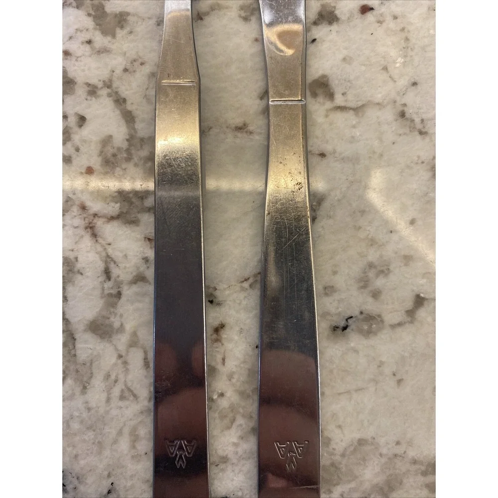 American Airlines Stainless Airplane 2 pc Fork Knife Vintage Silverware Flatware